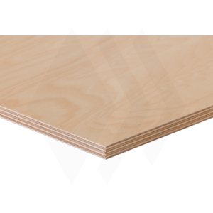 9mm berken multiplex, transparante melamine