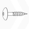 TRESPA Schroef 4,2x38mm kleur Ral 7037 stofgrijs (doos a 100stuks) 4,2x38mm
