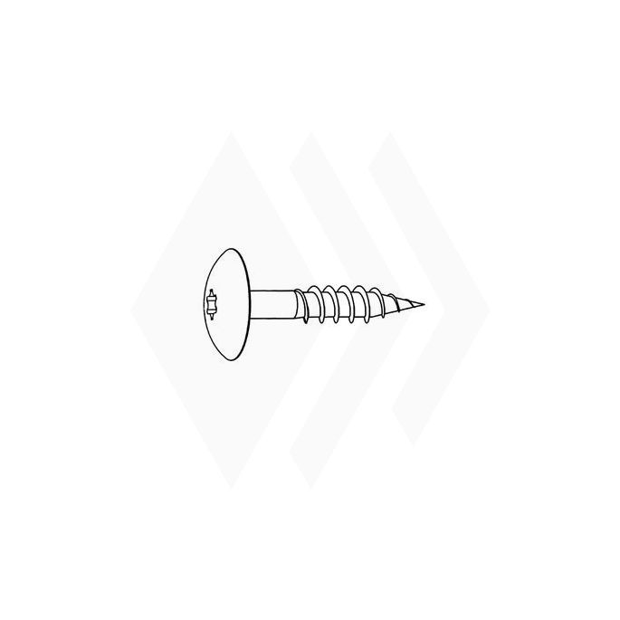 TRESPA Schroef 4,2x38mm kleur Ral 7016 antraciet (doos a 100stuks) 4,2x38mm