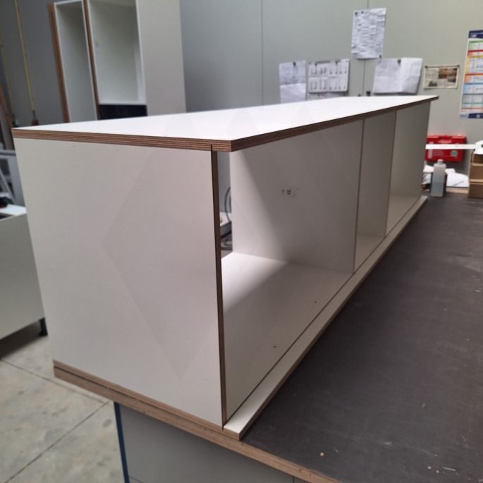 12mm Bruynzeel Decora 2-zijdig HPL wit FSC